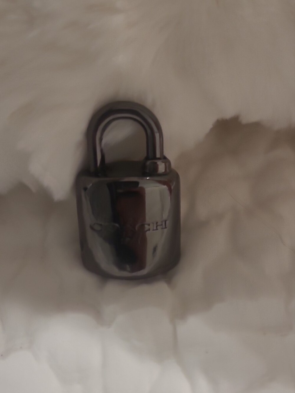 Coach Gunmetal Lock And Key Charm - Picture 4 of 7